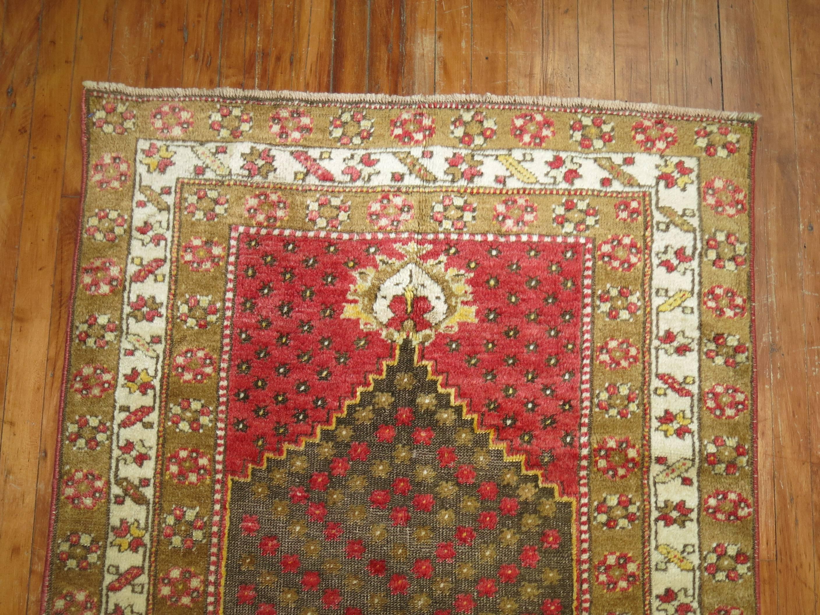 A one-of-a-kind Turkish Sivas runner from the early 20th century.

Measures: 3'5'' x 12'5''.