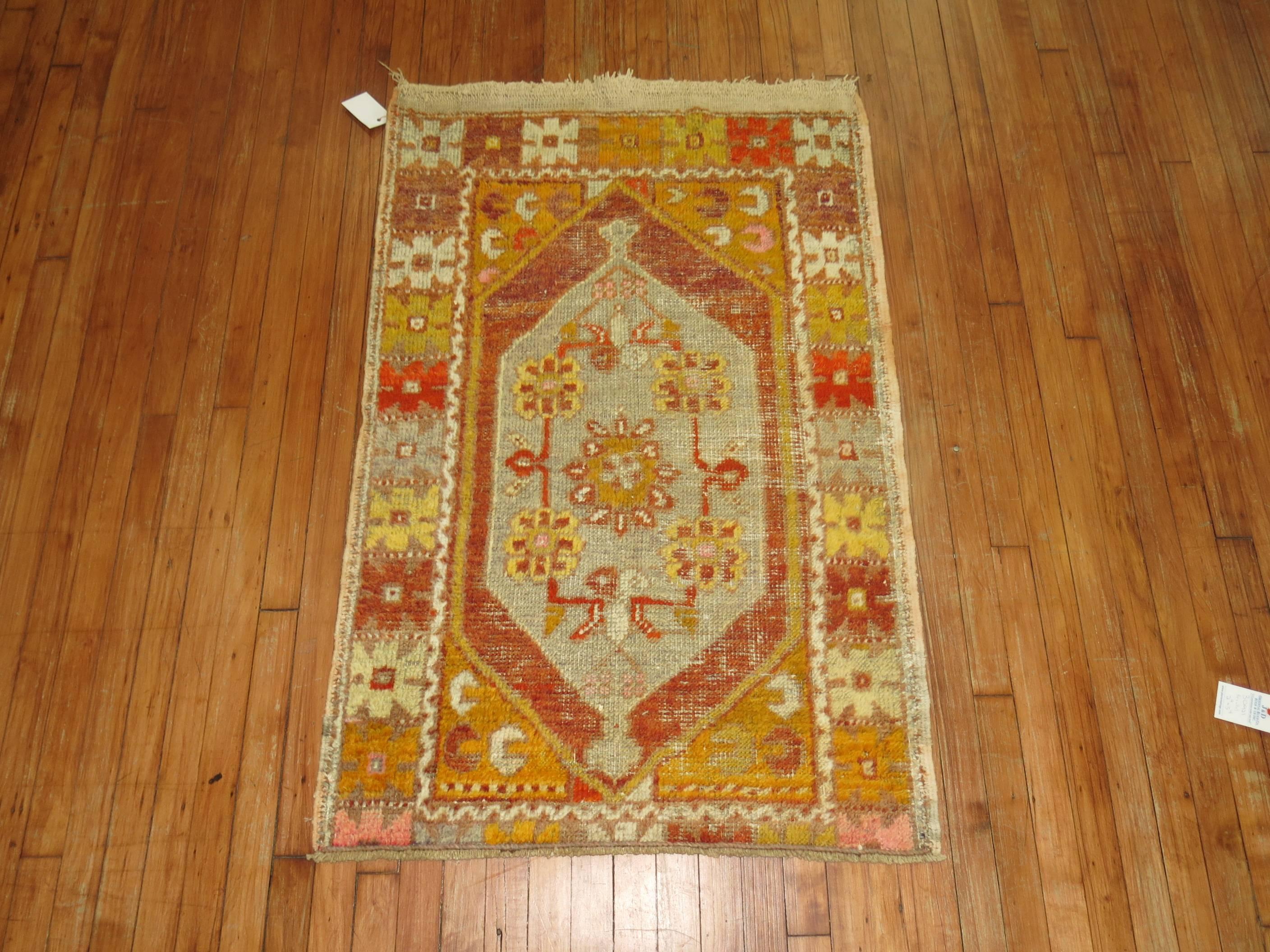 Turkish Vintage Anatolian Rug