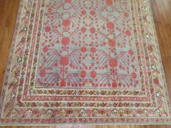 Zabihi Collection Early 20th Century Khotan  Pomegranate Full Pile Rug