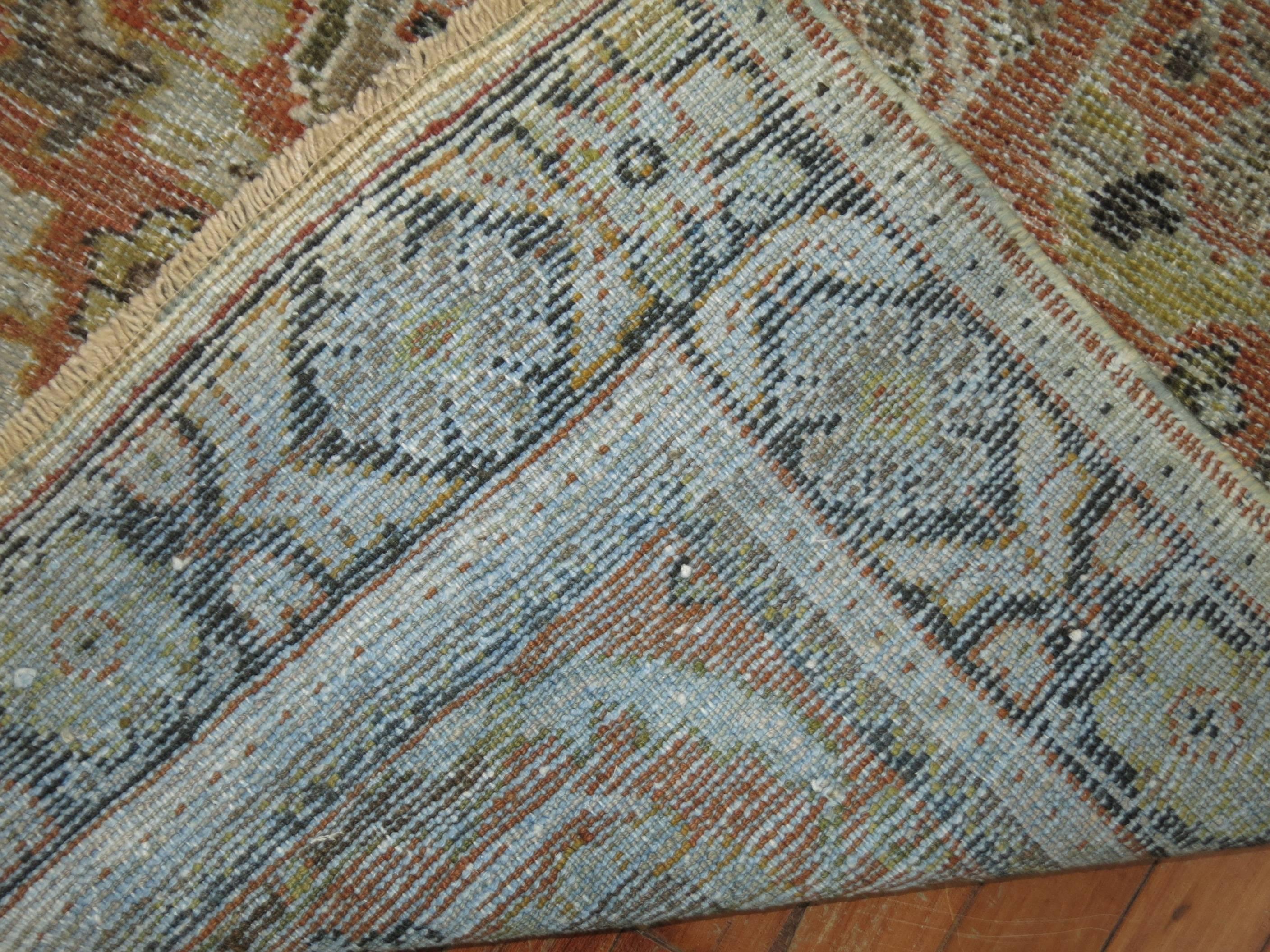 Persiano Tappeto rustico antico persiano Shabby Chic Mahal in vendita