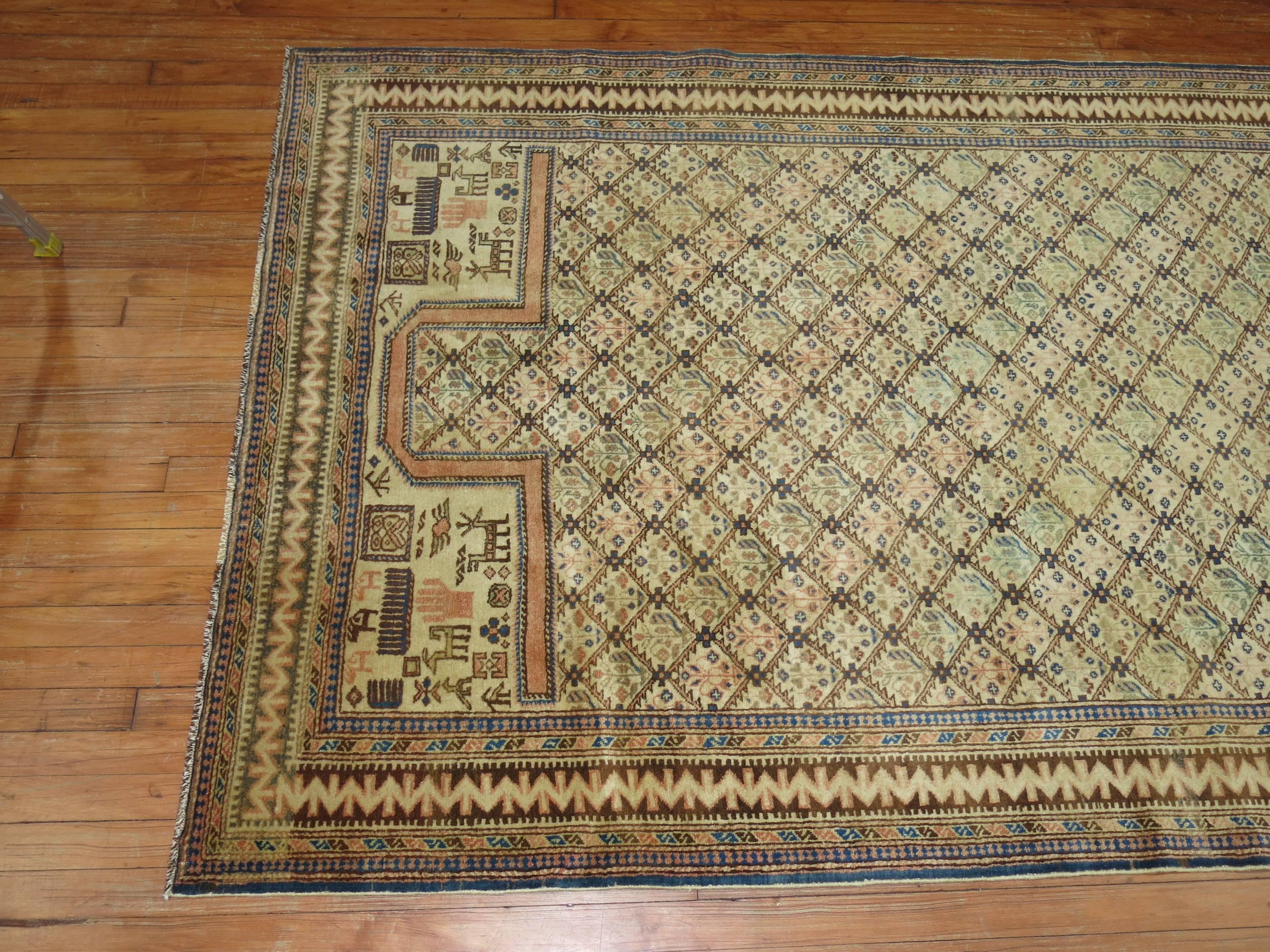 Kaukasischer Vintage-Teppich im Angebot 1