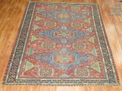 Zabihi Collection Roomsize Antique Soumak Caucasian Rug
