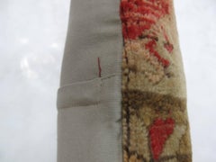 Zabihi Collection Red Turkish Sivas Rug Pillow