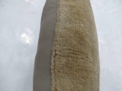 Neutral Vintage Oushak Rug Pillow