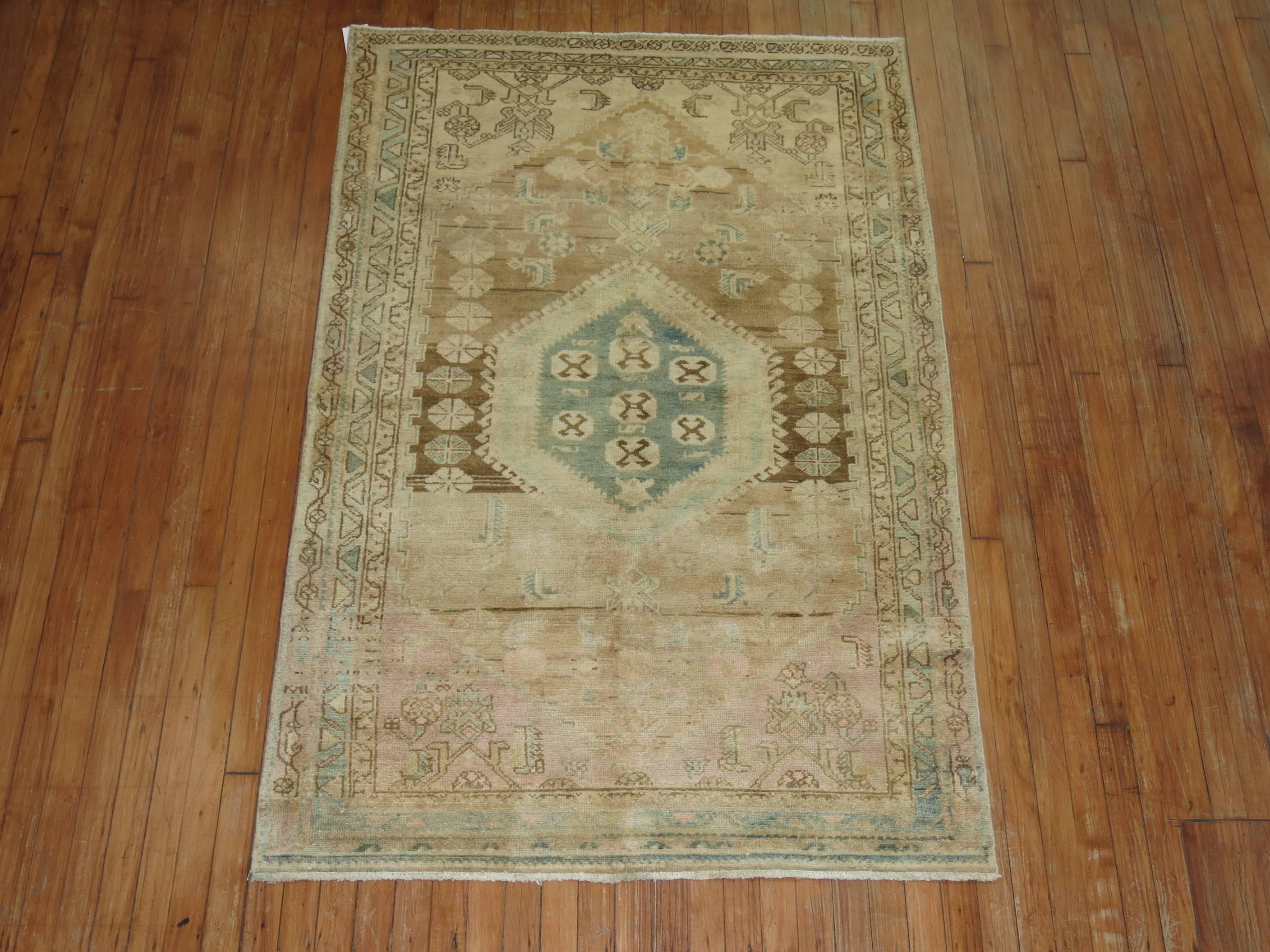 Vintage Persian Hamedan Rug 1