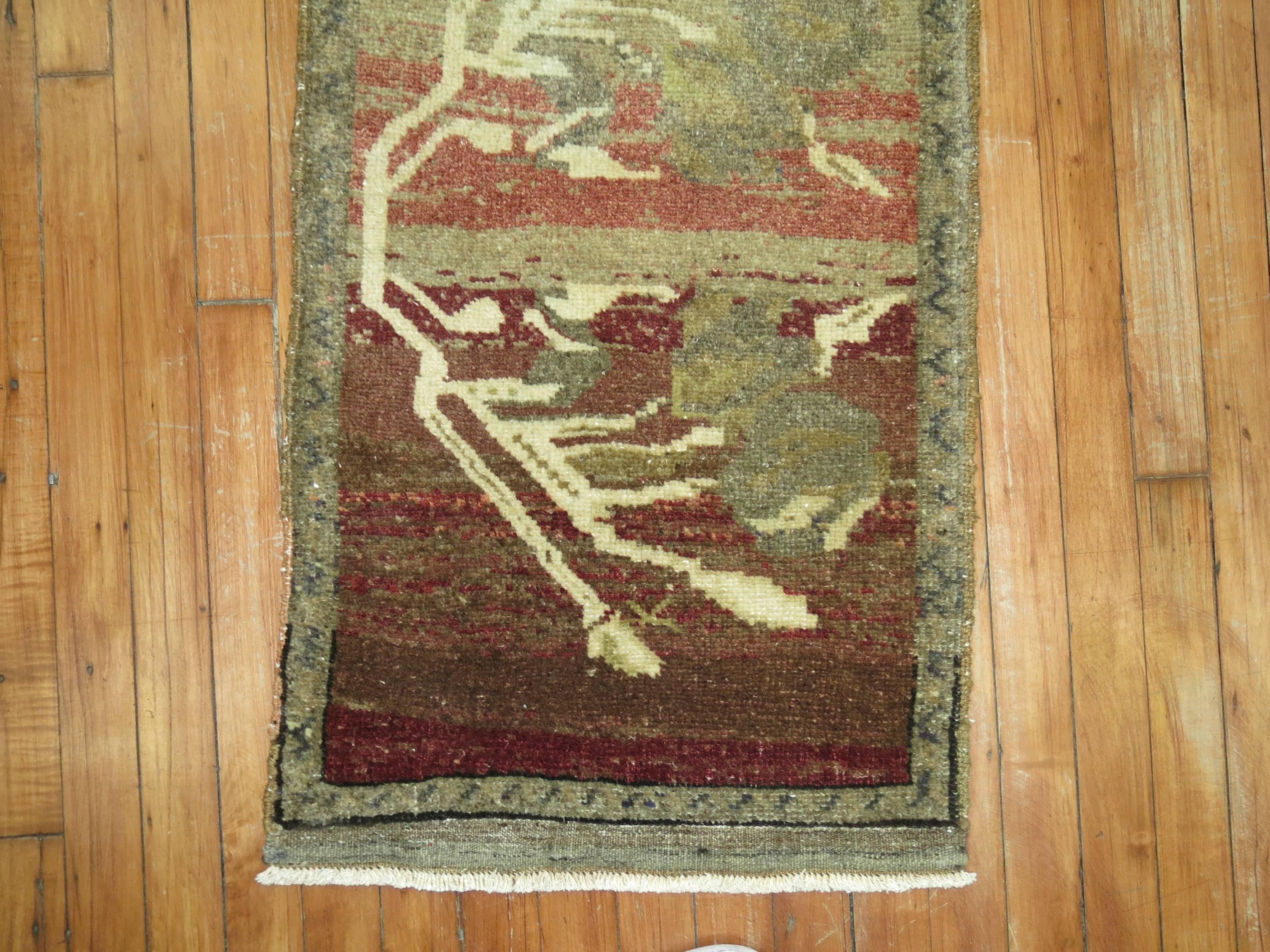 Vintage Turkish Anatolian rug.