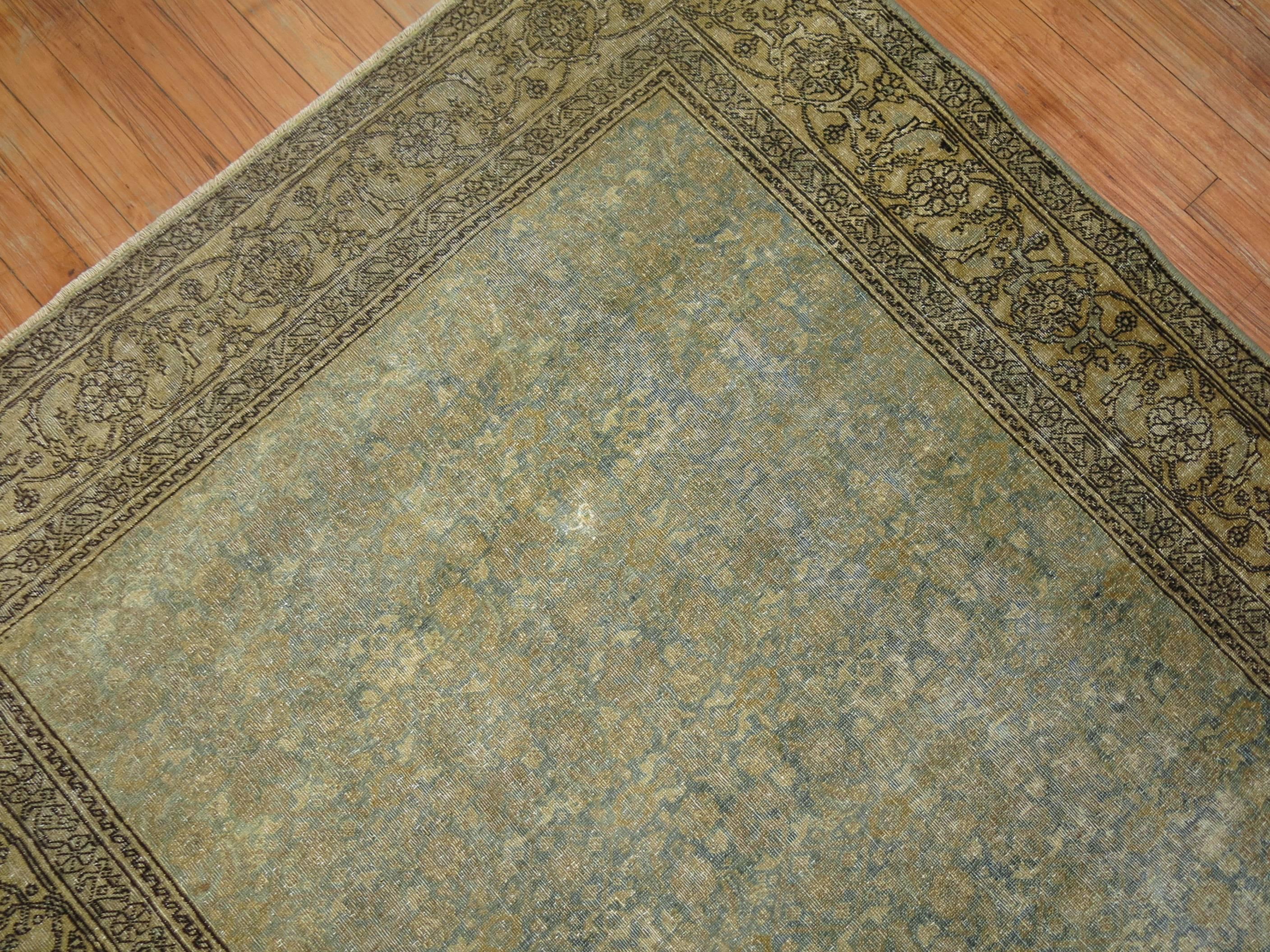 Antique Persian Tabriz Rug 1