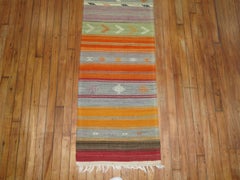 Long Vintage Kilim Runner