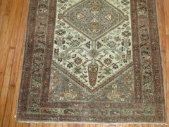 Zabihi Collection Earth Tone Persian Malayer Antique Rug