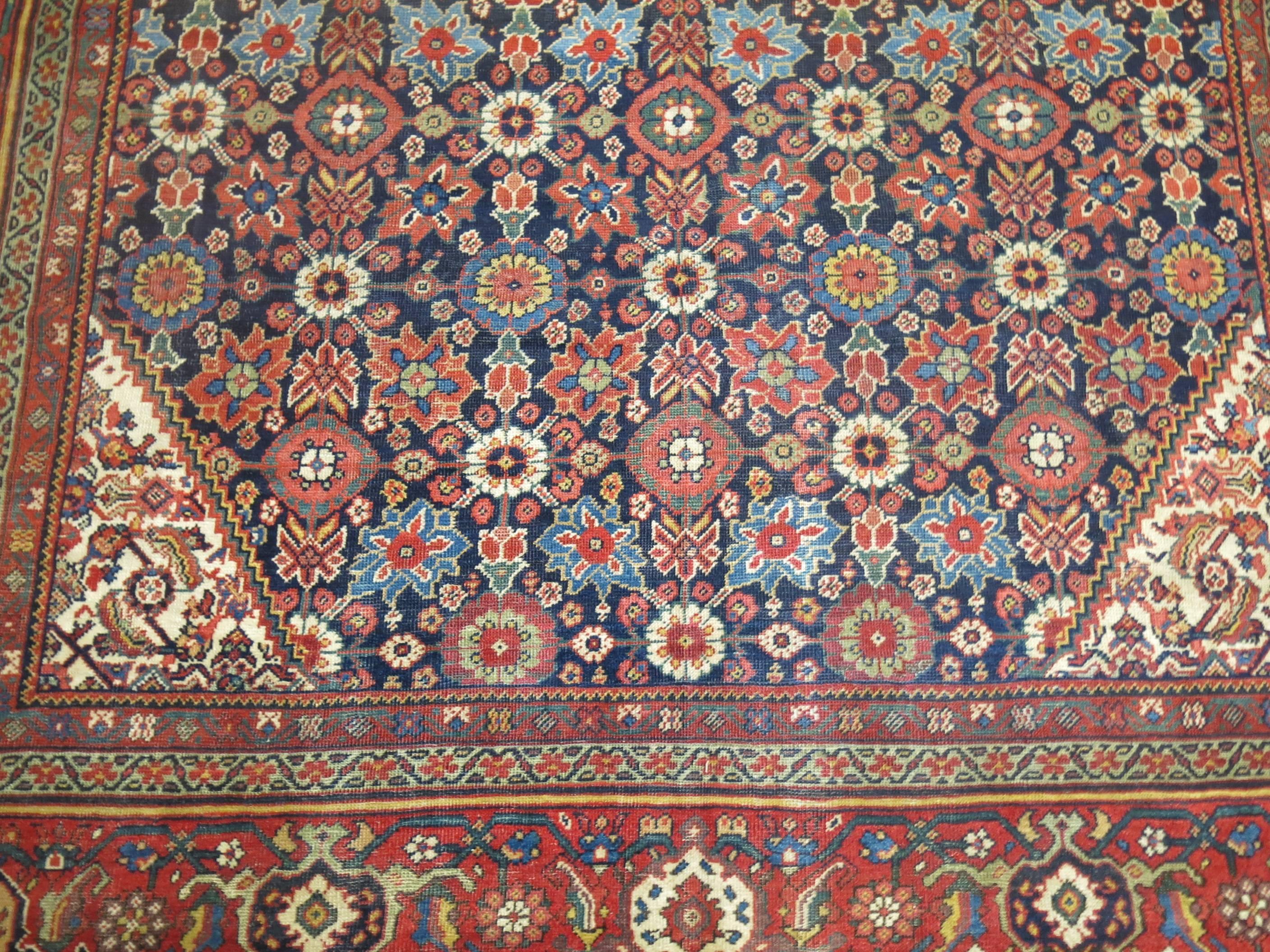 Antiker persischer Mahal-Teppich (Sultanabad) im Angebot
