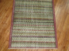 Vintage Turkish Shabby Chic Small Runner