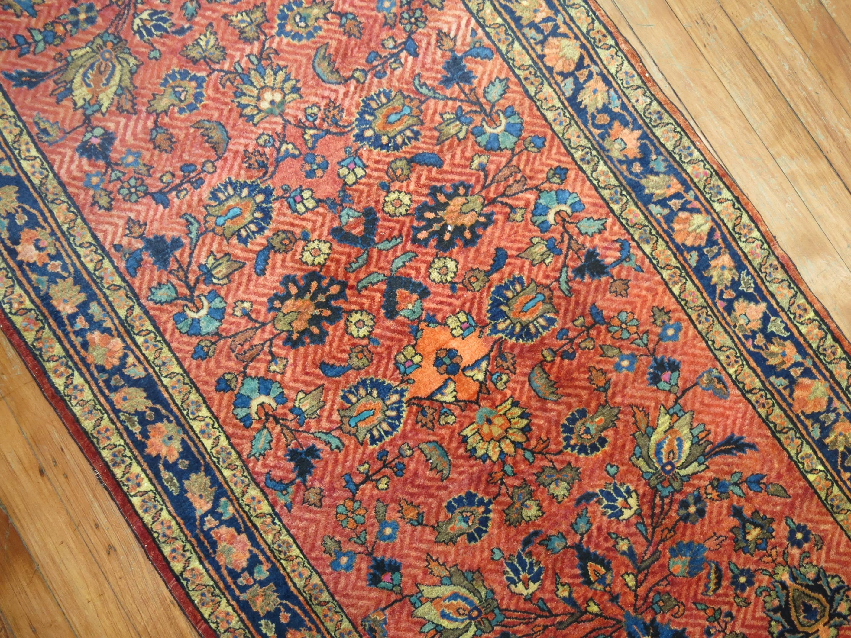 20th Century Traditional Antique Persian Sarouk Runner