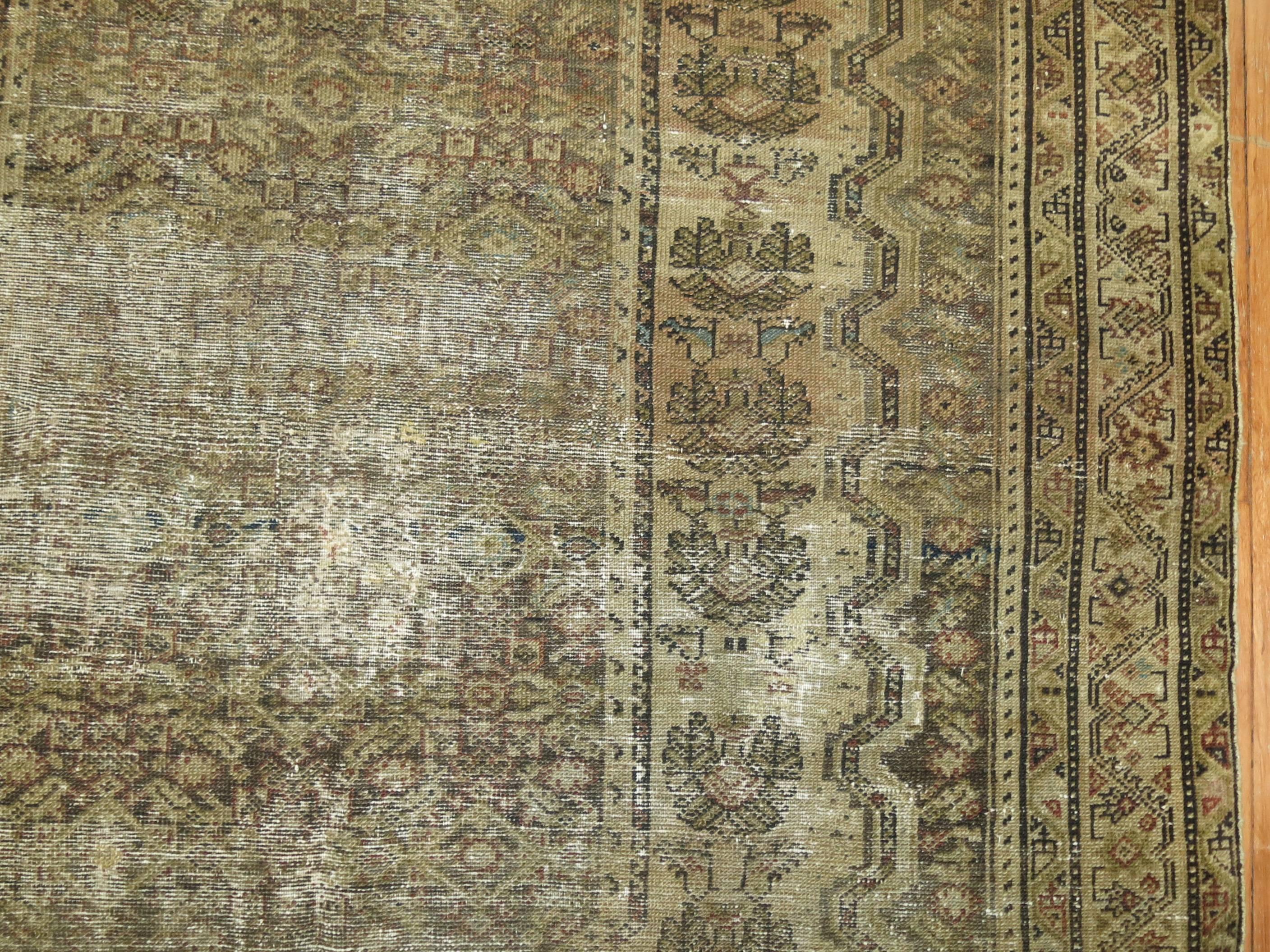 Shabby Chic Persian Malayer Rug For Sale 3