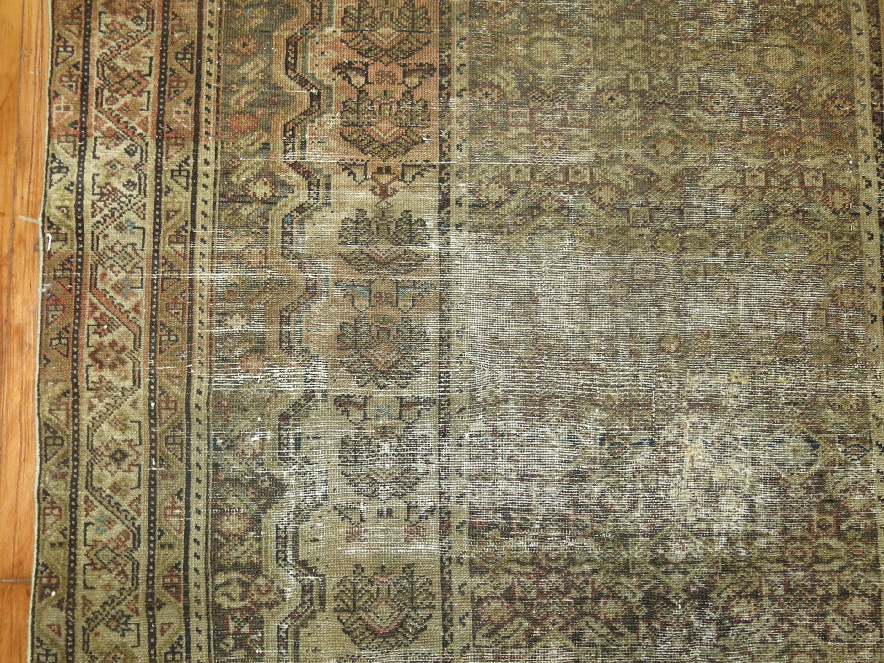 Laine Tapis persan Malayer Shabby Chic en vente