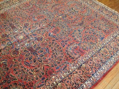 Tappeto Zabihi Collection SizeAntique Persian Sarouk Rug