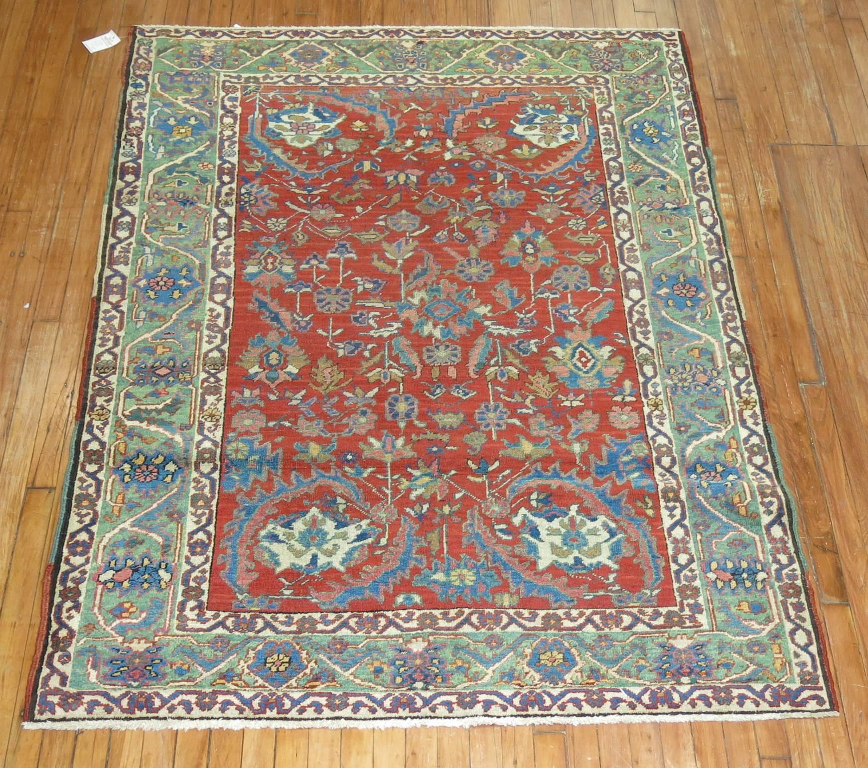 Tapis Heriz du 20ème siècle de la collection Zabihi corail 2