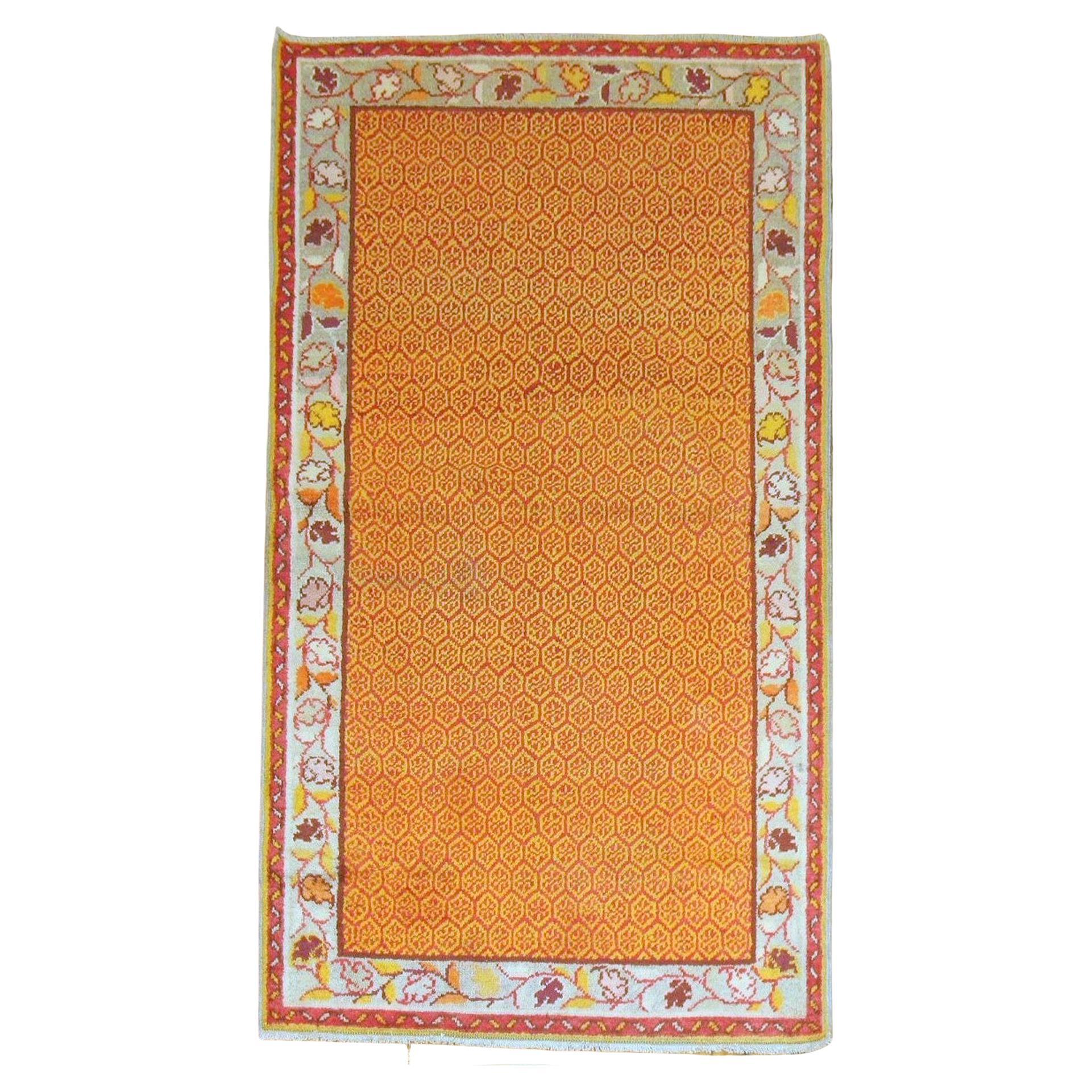Orange Peel Anatolian Rug For Sale