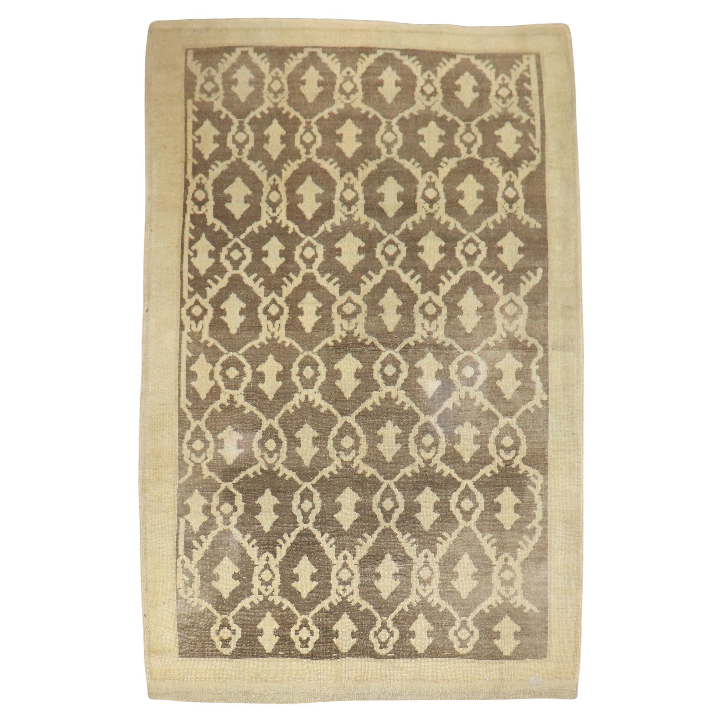 Tapis décoratif turc vintage de la collection Zabihi en vente