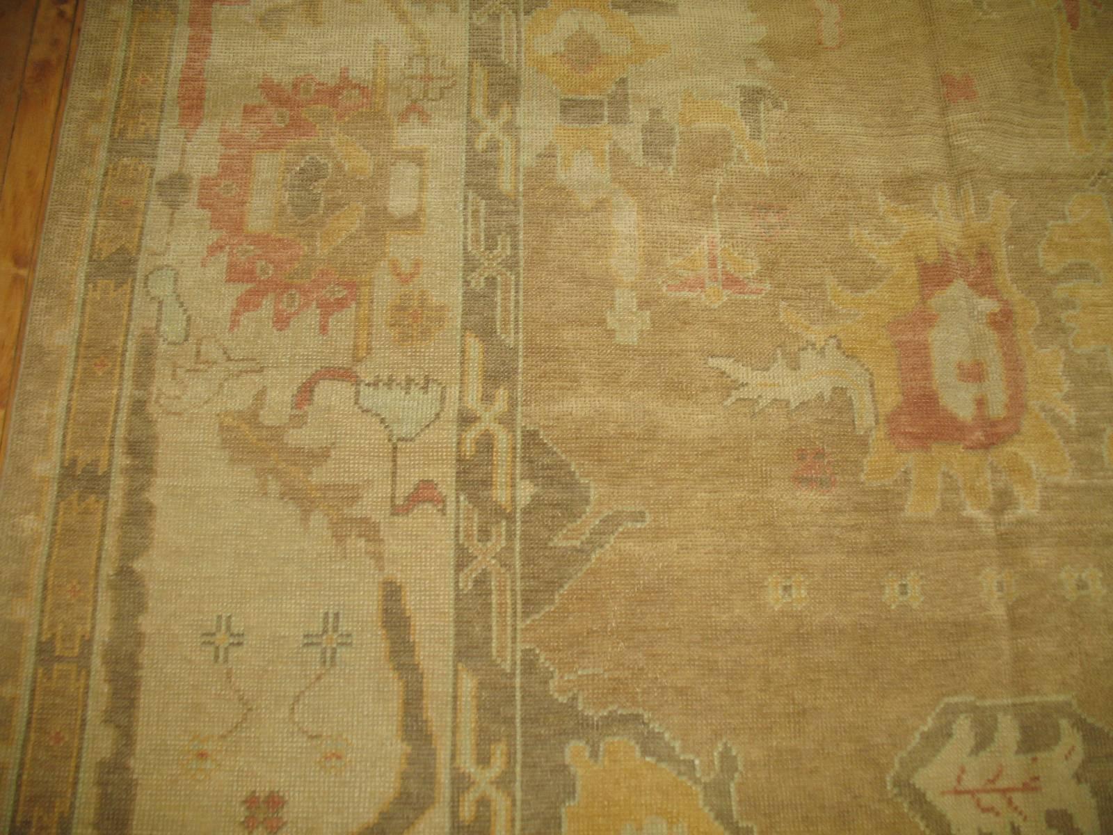 Wool Turkish Oushak Carpet