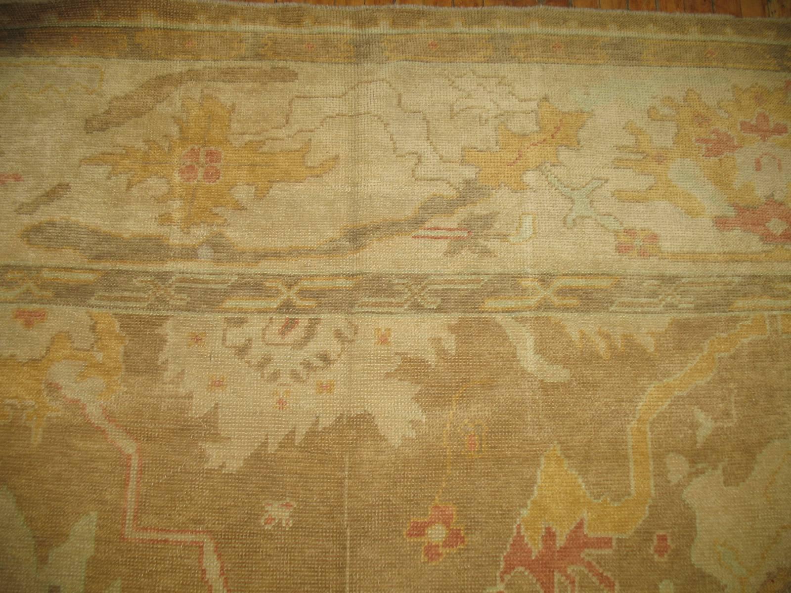 Contemporary Turkish Oushak Carpet