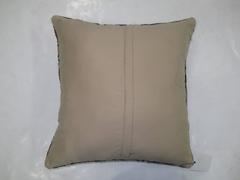 Antique Persian Blue Orange Accent Oriental Rug Pillow