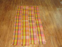 Colorful Vintage Turkish Textile Throw