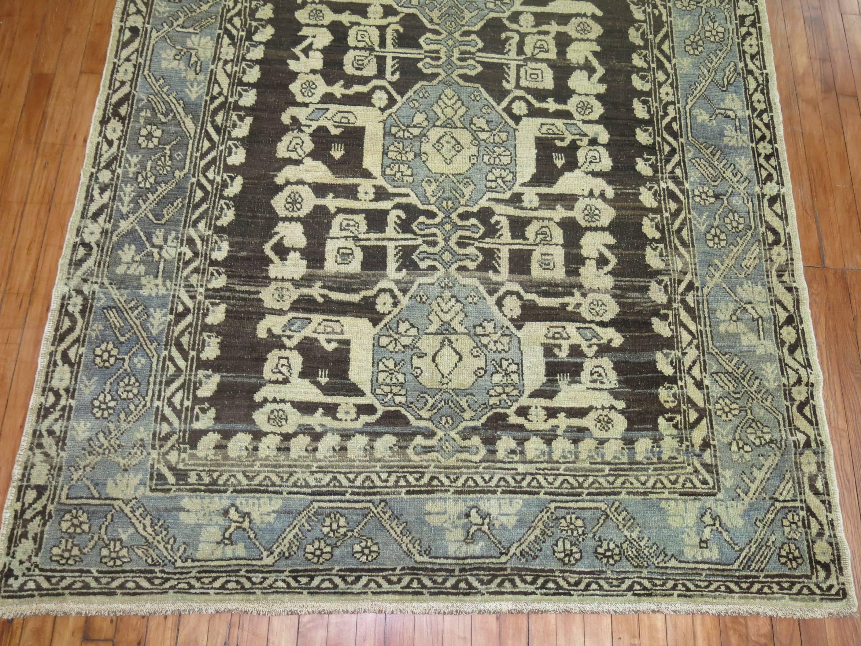 20th Century Turkish Kula Rug For Sale