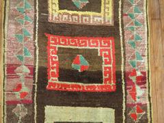 Vintage Turkish Eclectic Runner