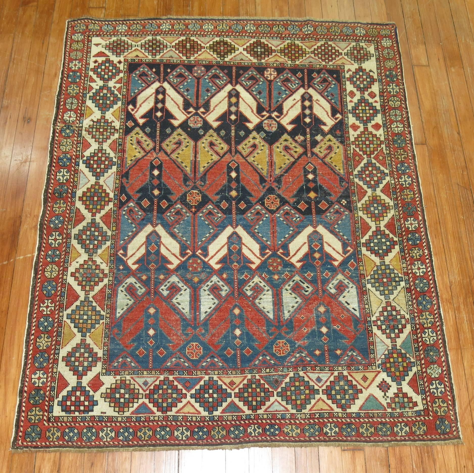 Antique Shirvan Rug In Good Condition In New York, NY