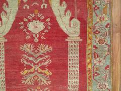 Late 19th Fine Red Antique Turkish Prayer Rug