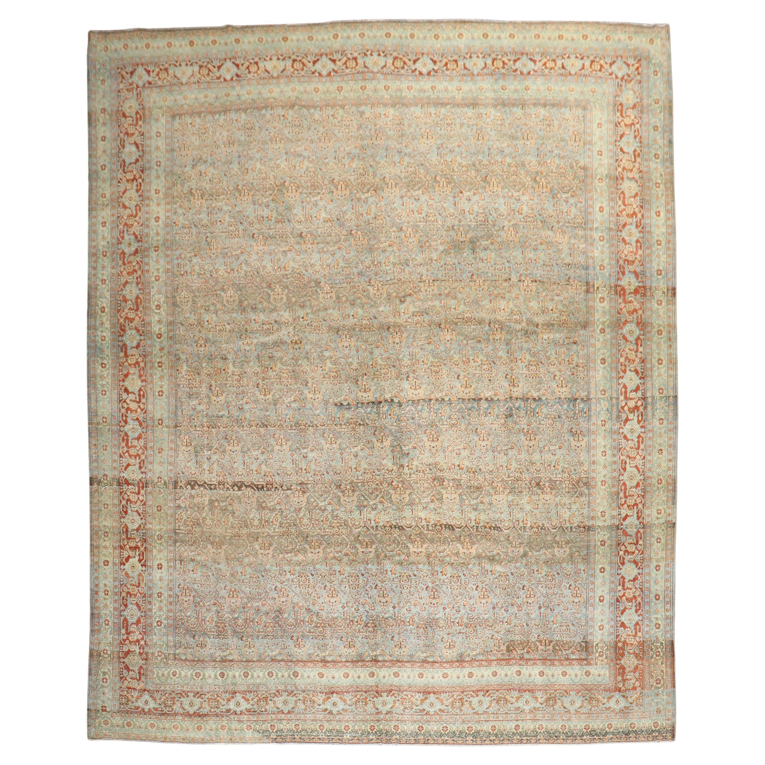 Zabihi Collection Antike Persische Senneh Room Rug