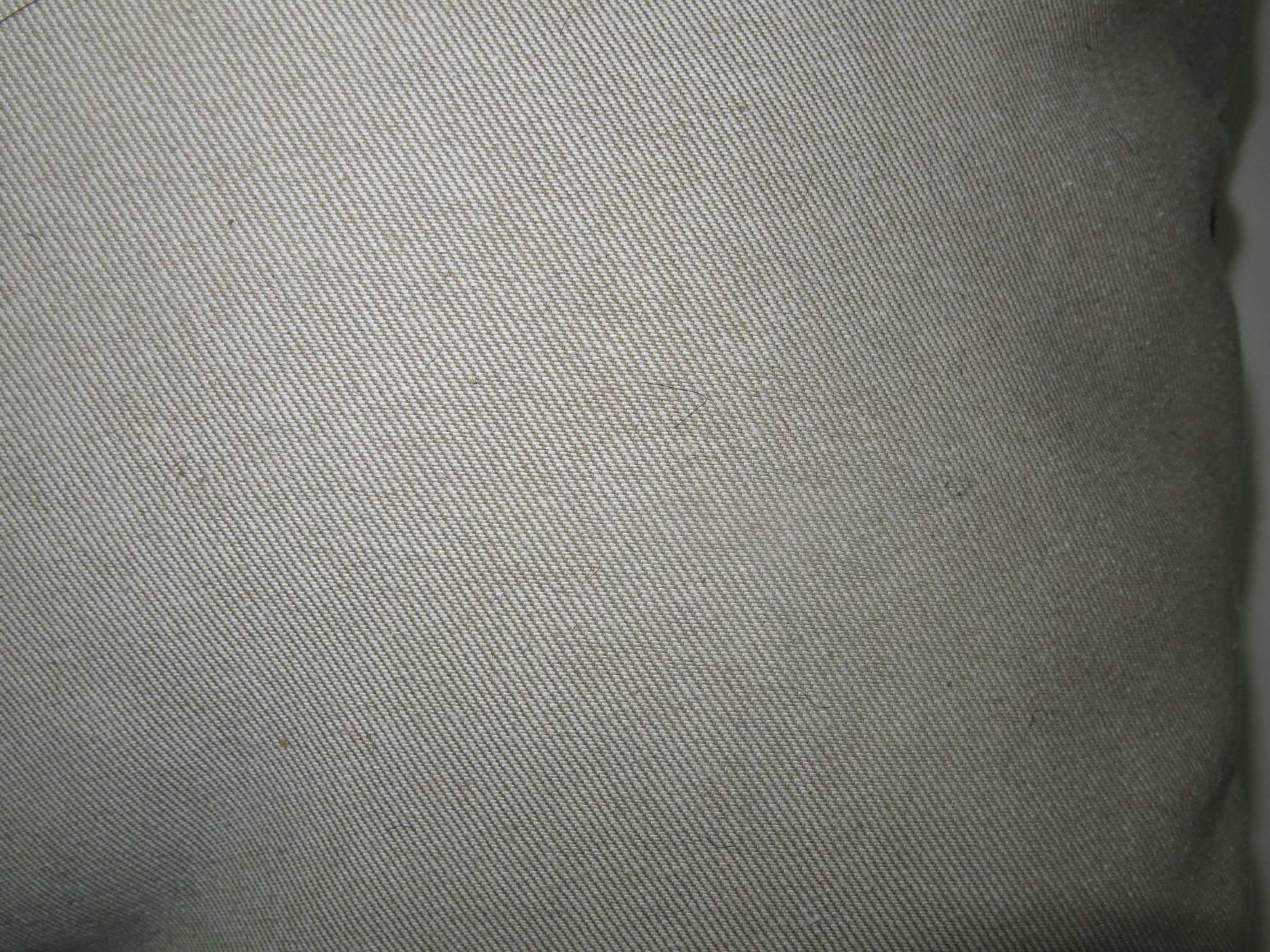 Pillow made from a Turkish jajim flat-weave with cotton back.