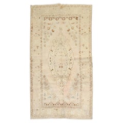 Zabihi Collection Vintage Turkish Oushak Rug