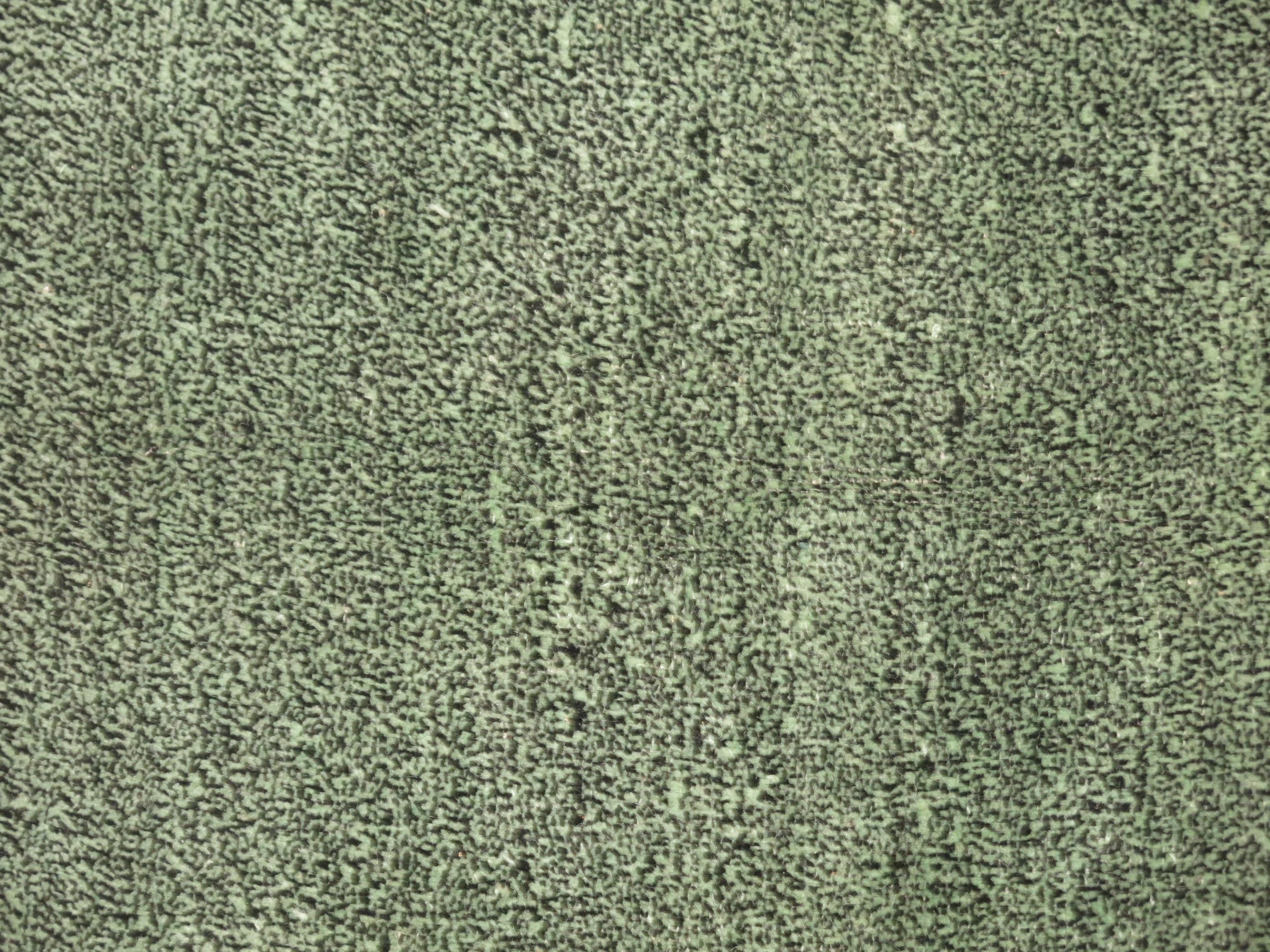 Hand-Knotted Emerald Green Vintage Modernist Minimalist Turkish Anatolian Carpet For Sale