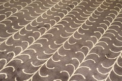 Zabihi Collection Modern Vine Motif Oversize Tibetan Rug