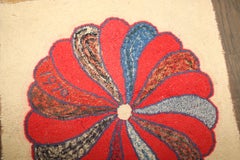 Collection Zabihi, 1970 : petit mini-tapis américain en crochet