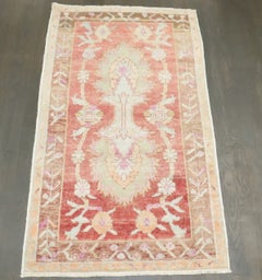 Alfombra decorativa turca antigua de estilo Daizkare de Anatolia, de la colección Zabihi
