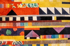 Zabihi Collection Beautiful Funky Chinese Art Deco Carpet, 7'9'' x 10'1''
