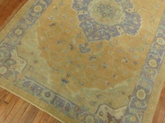 Zabihi Collection Vintage Turkish Oushak Rug