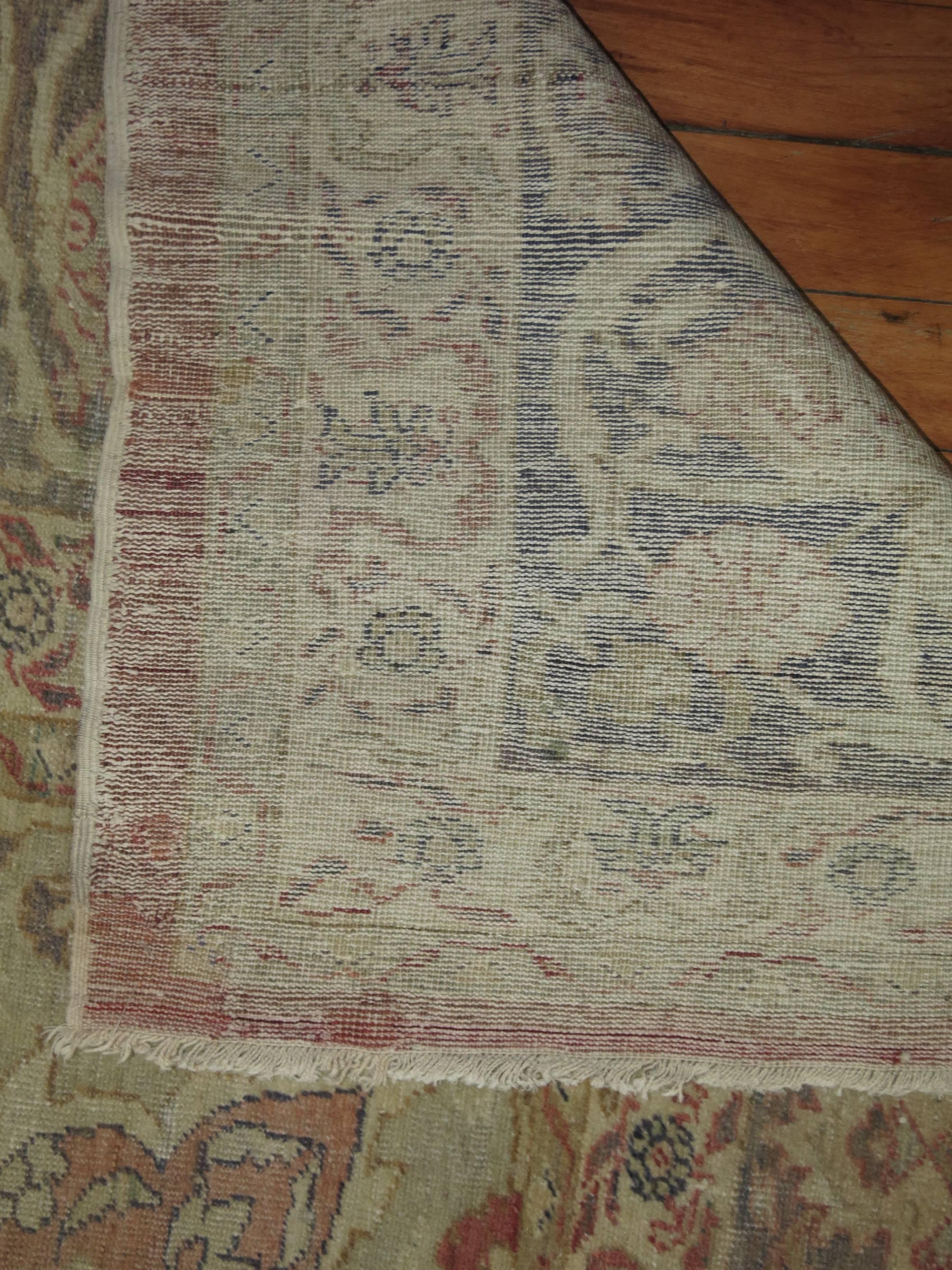 Zabihi Collection 19th Century Antique Turkish Sivas Carpet For Sale 4