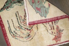 Zabihi Collection Vintage Turkish Rooster Rug