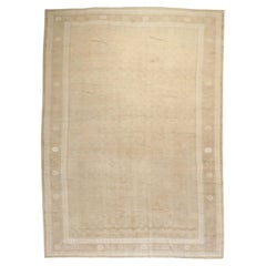 Alfombra turca vintage de color marrón suave de la colección Zabihi, 8'2'' x 12'8''