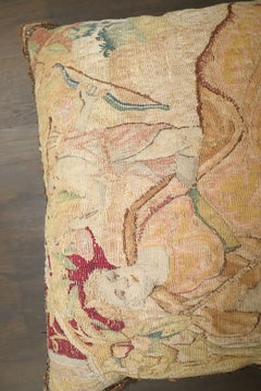 Zabihi Collection 16th Century Brussels Tapestry Pillow