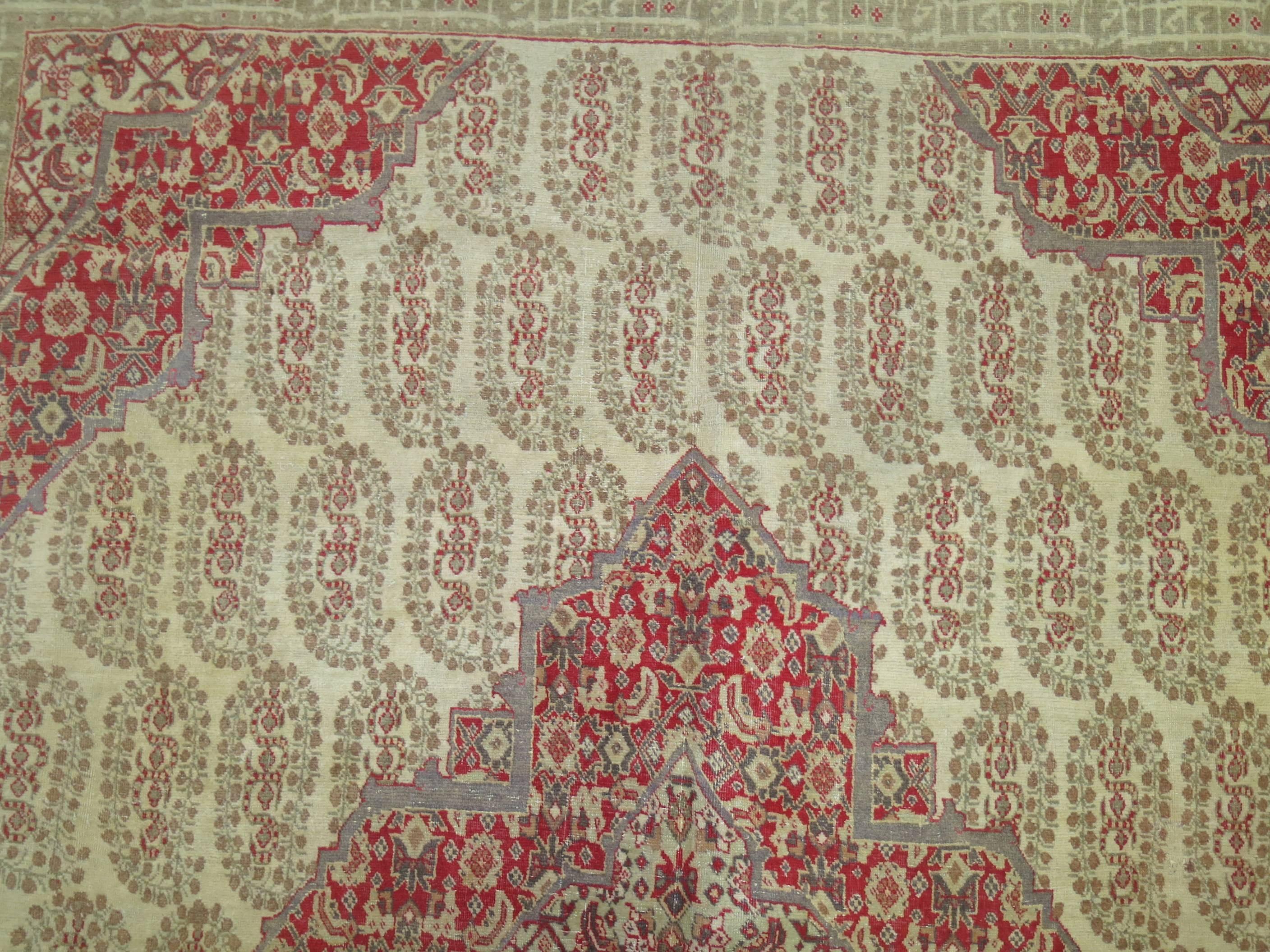 Annodato a mano Antico tappeto persiano Tabriz Dowry in vendita