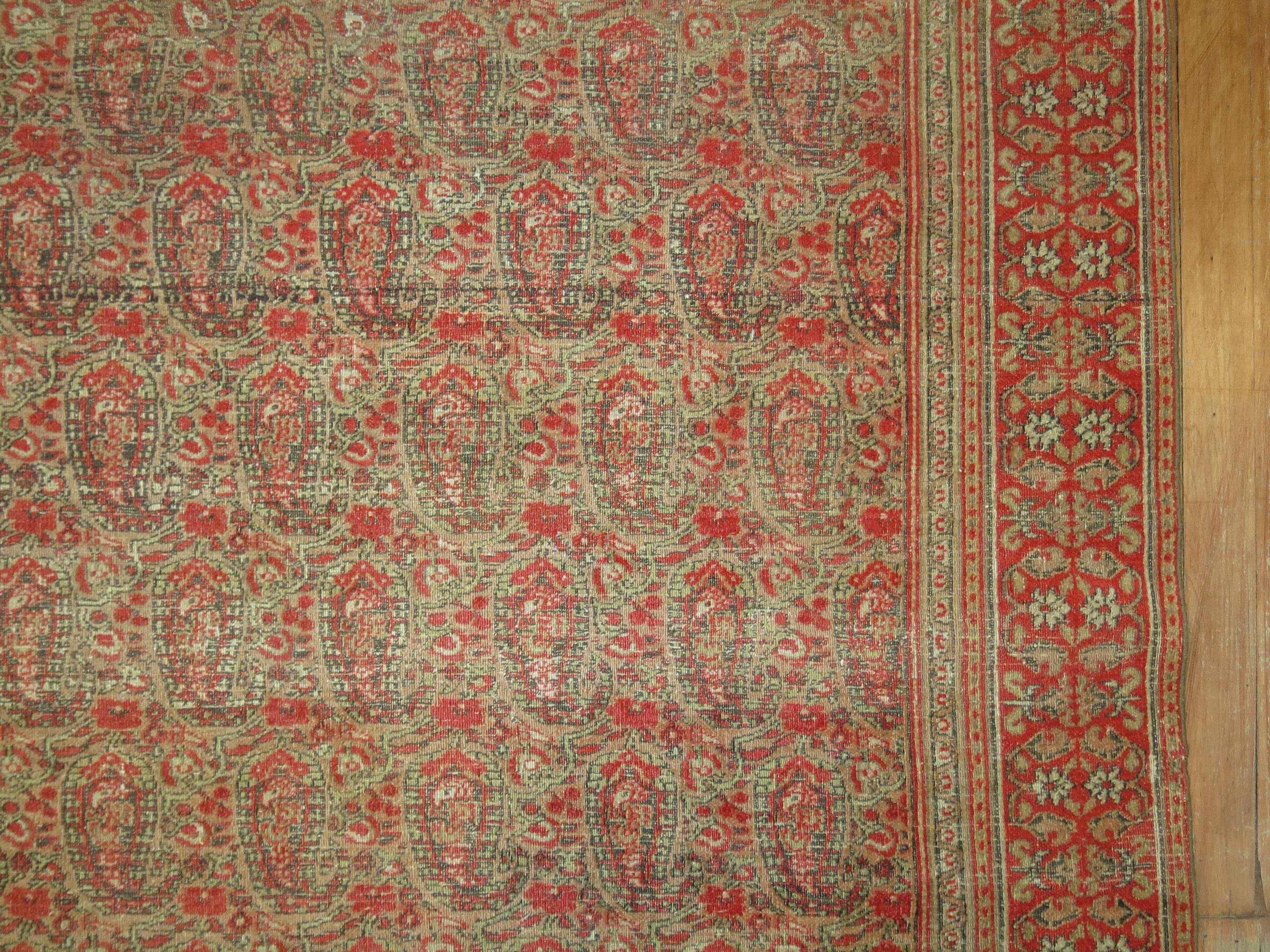 Antique Persian Dorokhsh Rug For Sale 1