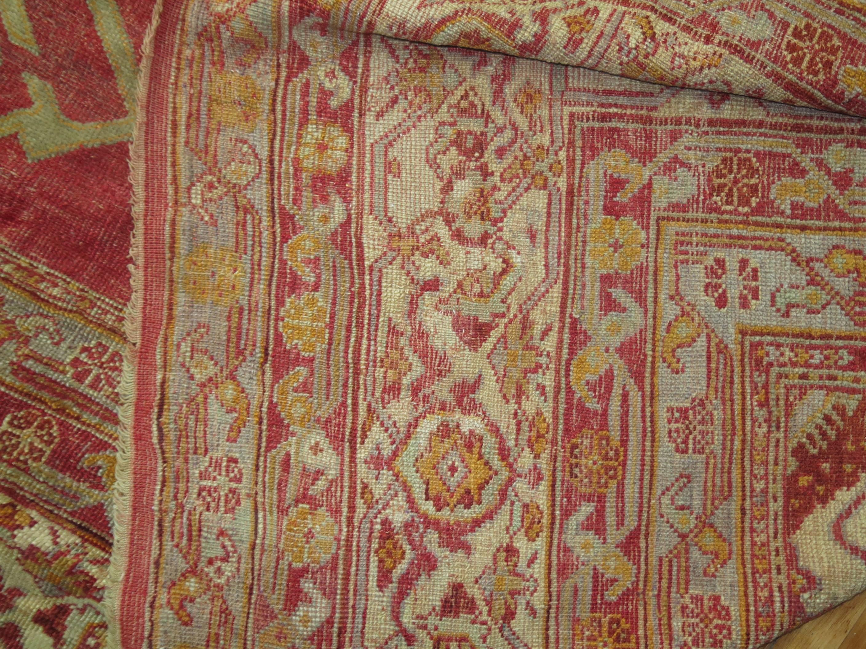 Zabihi Kollektion Angora Oushak-Teppich in Palastgröße im Angebot 2