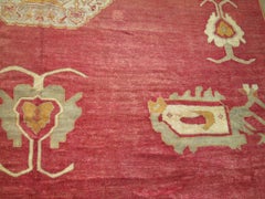 Zabihi Collection Palace Size Angora Oushak Rug