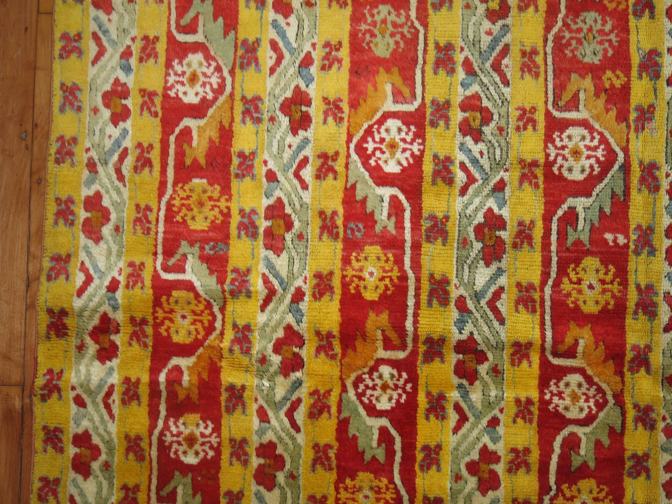 Antiker türkischer Melas-Teppich im Zustand „Hervorragend“ im Angebot in New York, NY