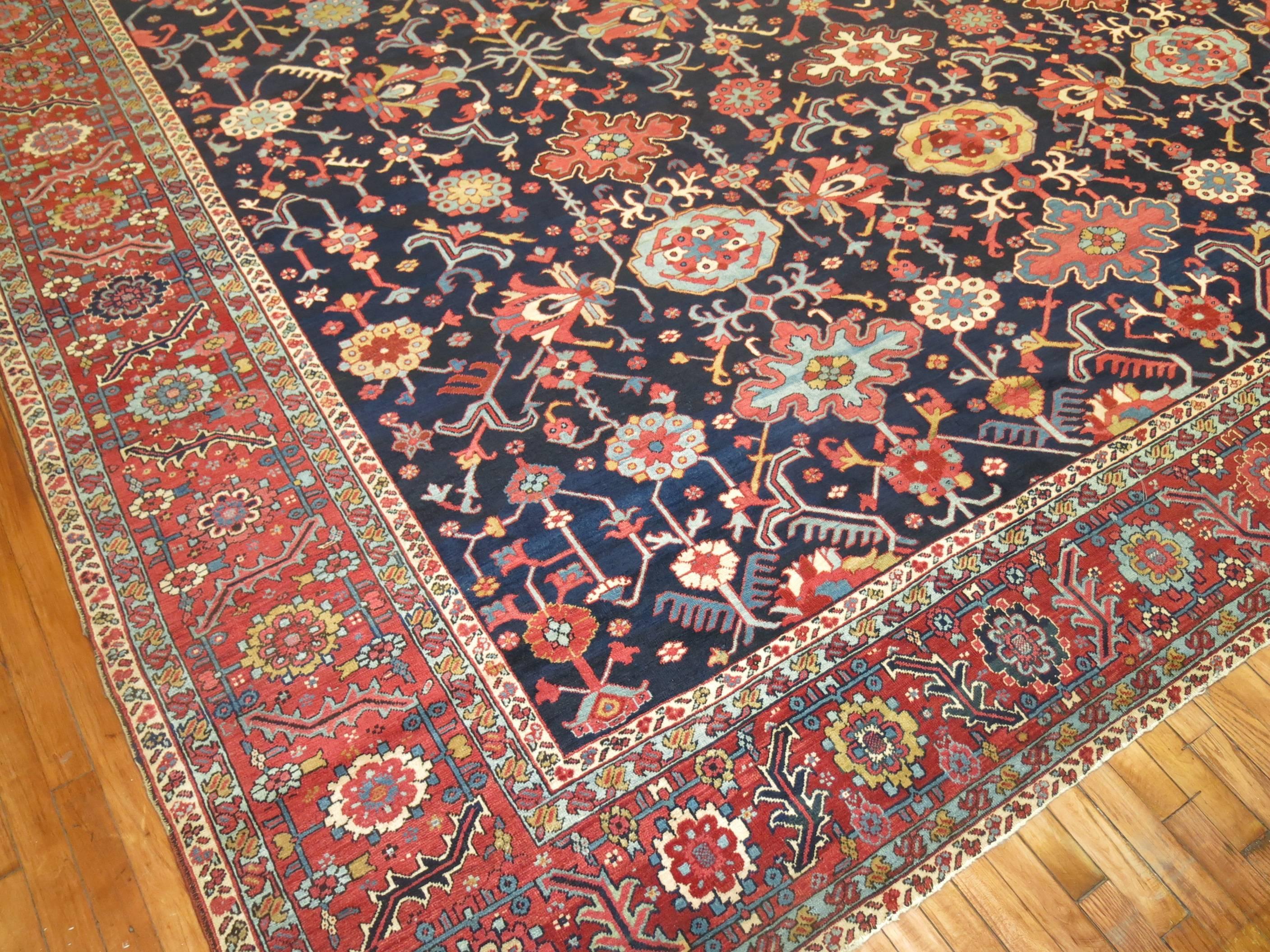 Persian Serapi Oversize Carpet For Sale 3