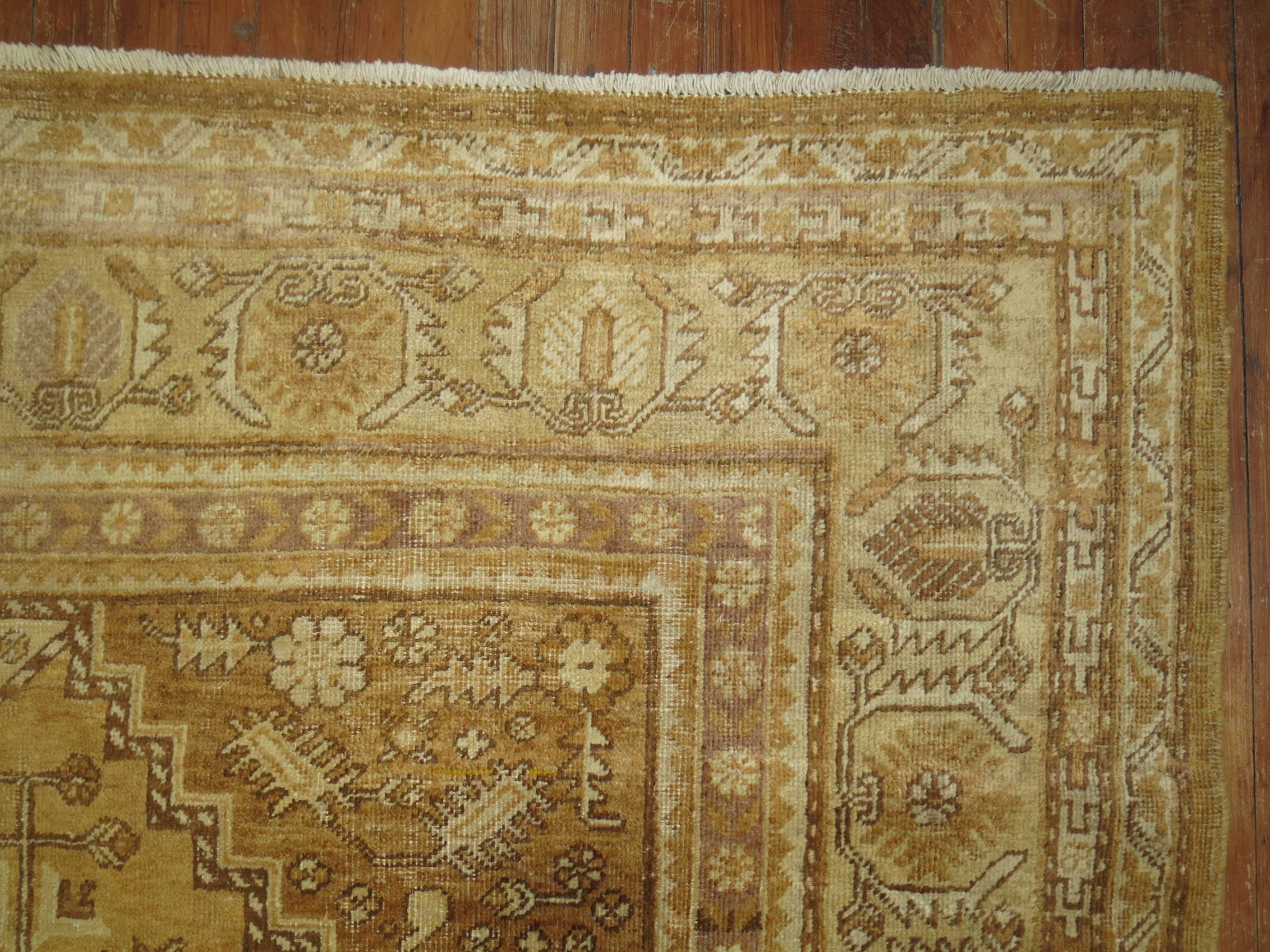 Straw Antique Khotan Rug, Early 20th Century For Sale 2